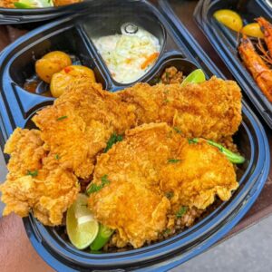 ارز بالفيليه المقلي